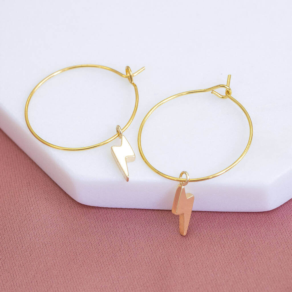 Lightning bolt on sale earrings meaning