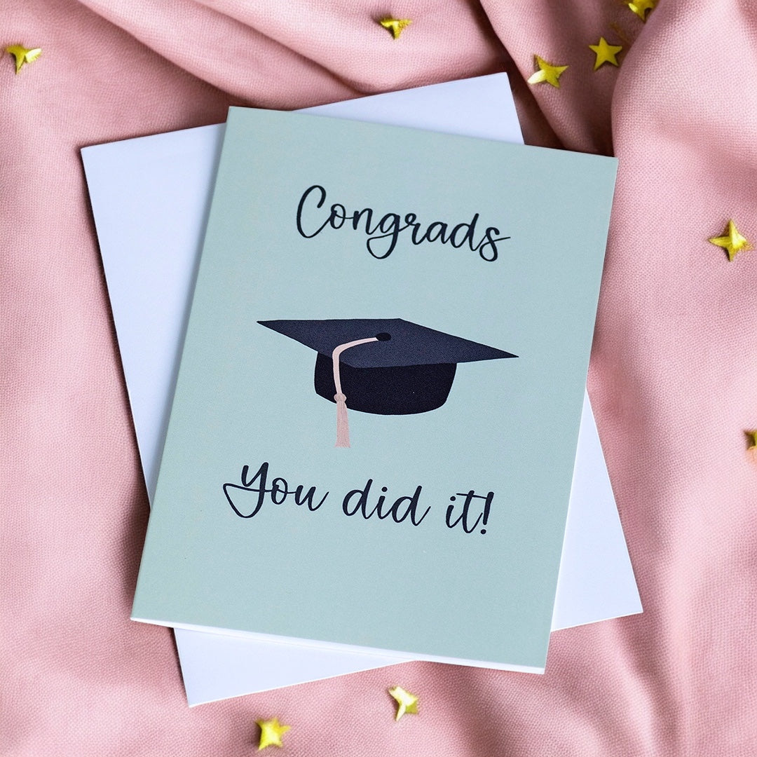 Graduation Card - Congrats You Did It JOY by Corrine Smith Graduation Card - Congrats You Did It JOY by Corrine Smith