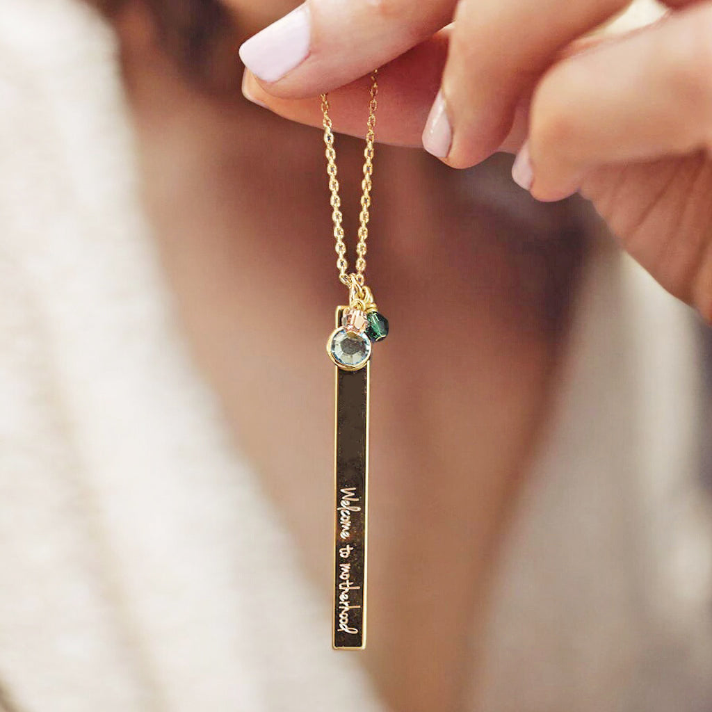 Long Length Family Birthstone Necklace – JOY by Corrine Smith