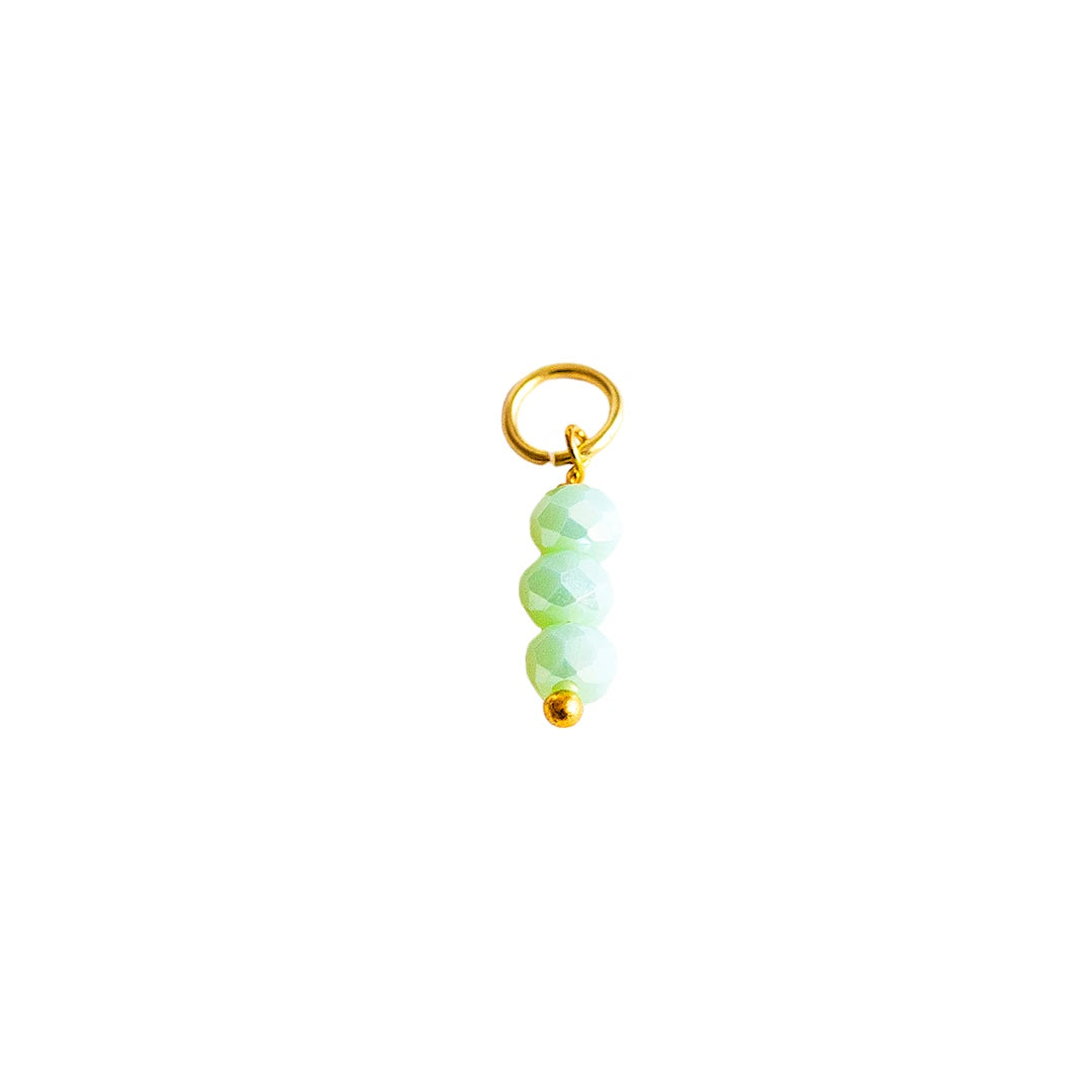 Mint Sparkle Stack Charm - CYO