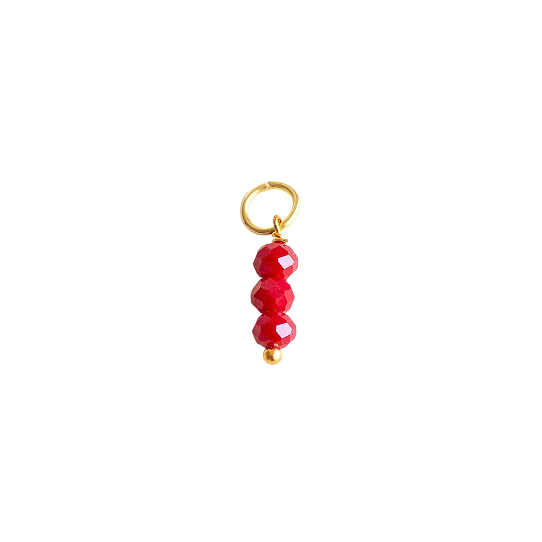 Deep Red Stack Charm - CYO