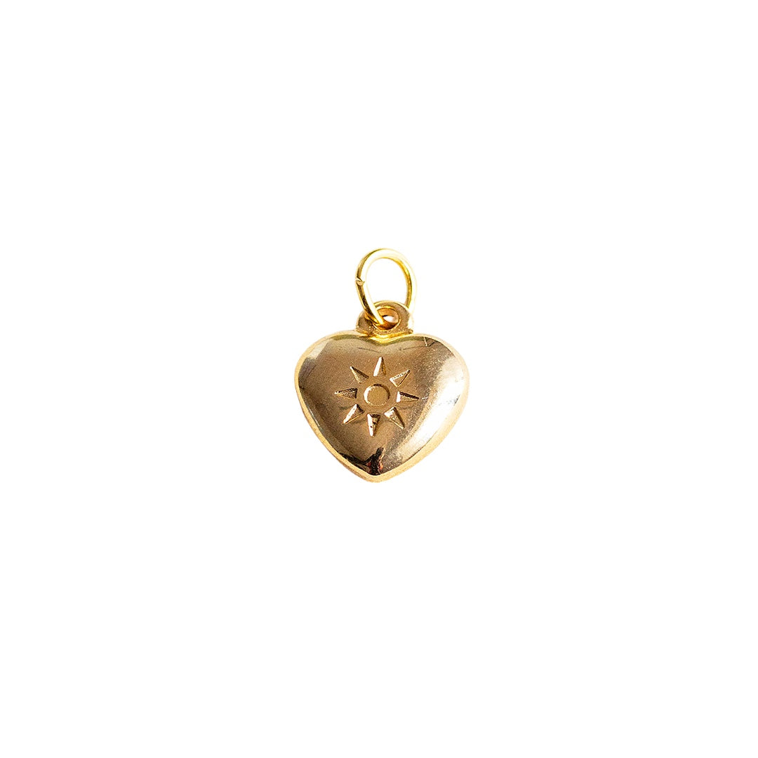 Sunny Heart  Charm - CYO