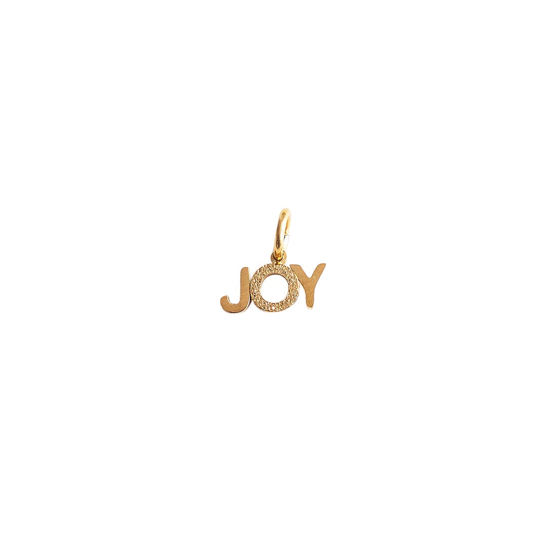 Flat Joy Affirmation Charm - CYO