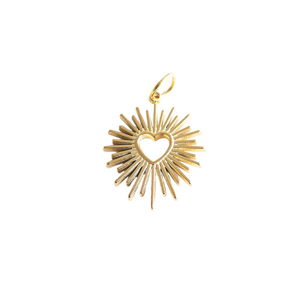 Starburst Heart Charm - CYO