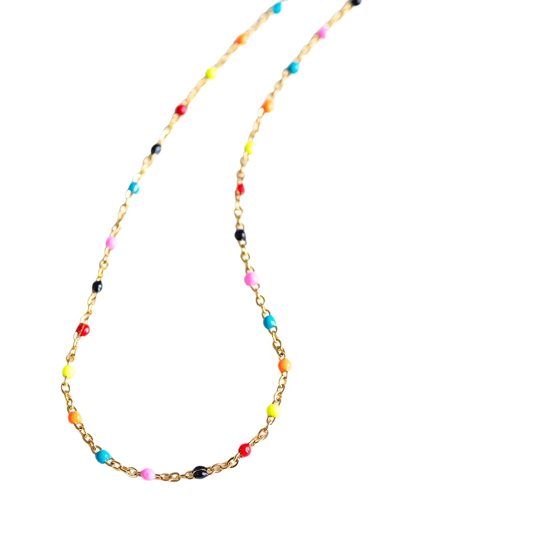 Rainbow Enamel Base Chain - CYO