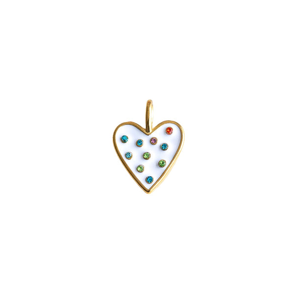 Confetti Heart Charm  - CYO