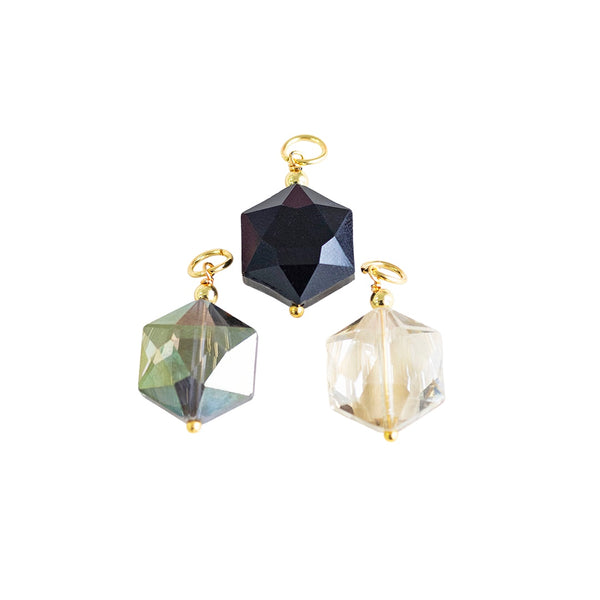 Crystal Hex Charm - CYO