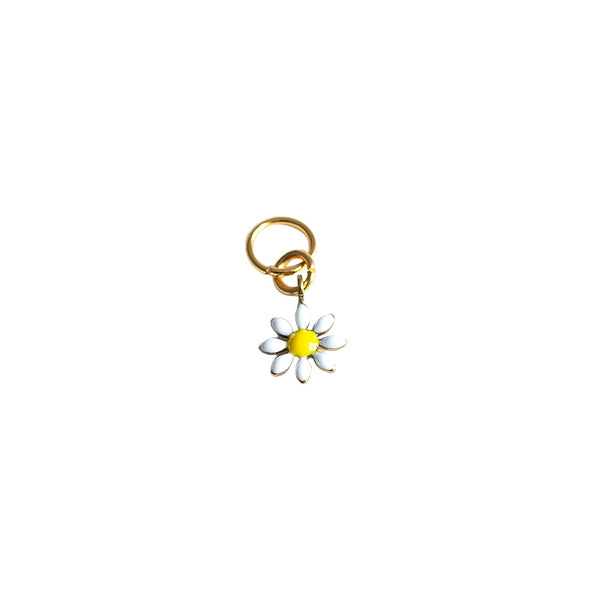 Enamel Daisy Charm - CYO