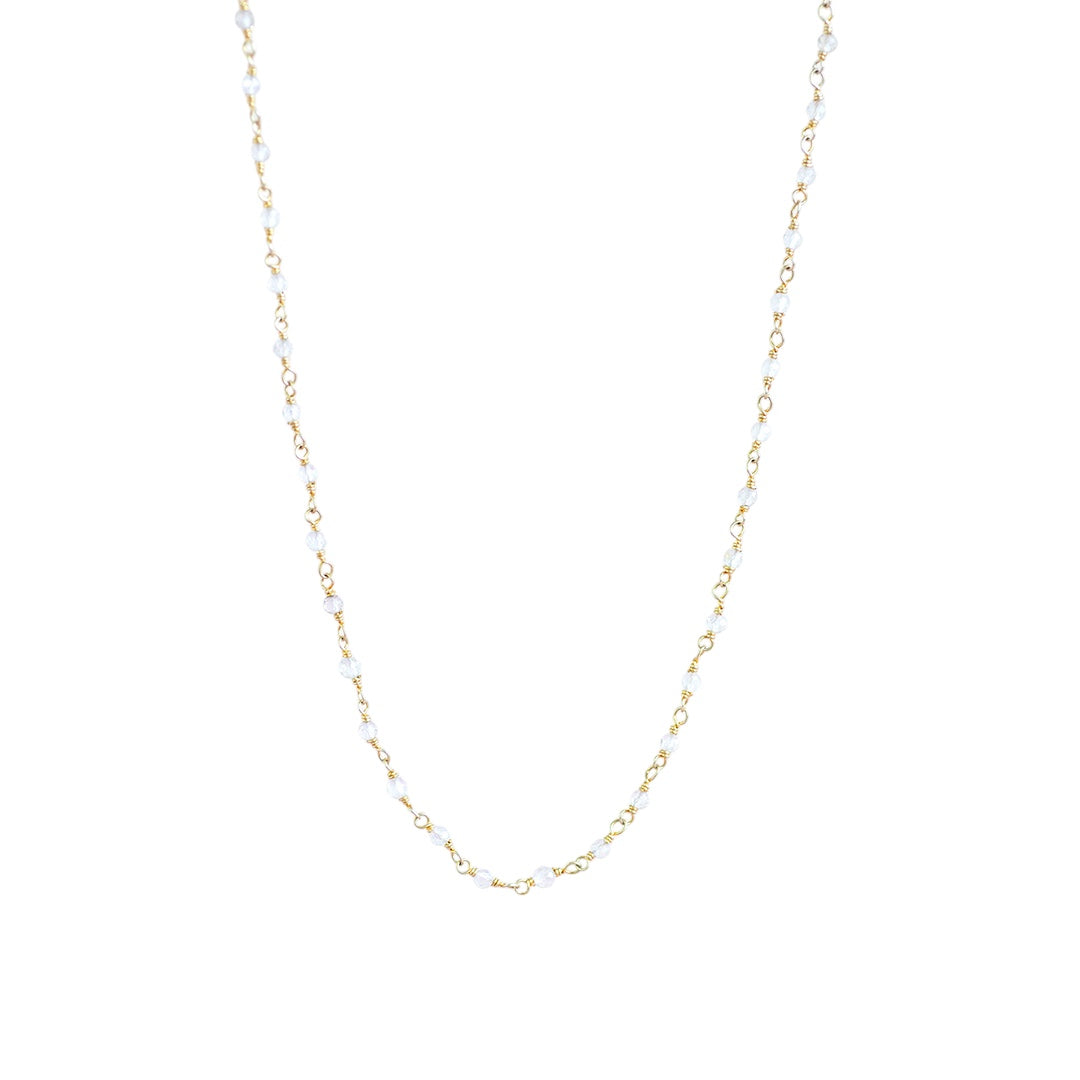 Beaded Moonstone Base Chain - CYO