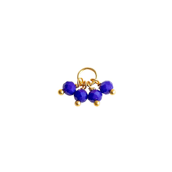 Ink Blue Cluster Charm - CYO