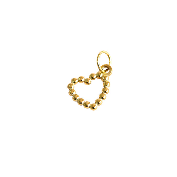 Dotted Heart Charm - CYO