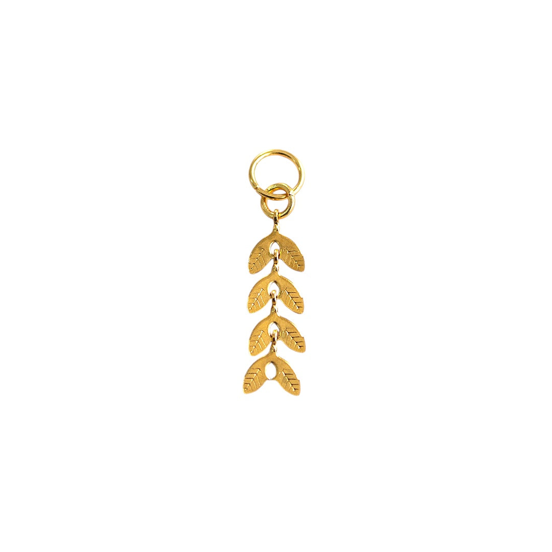 Four Leaf Chain Drop Charm - CYO