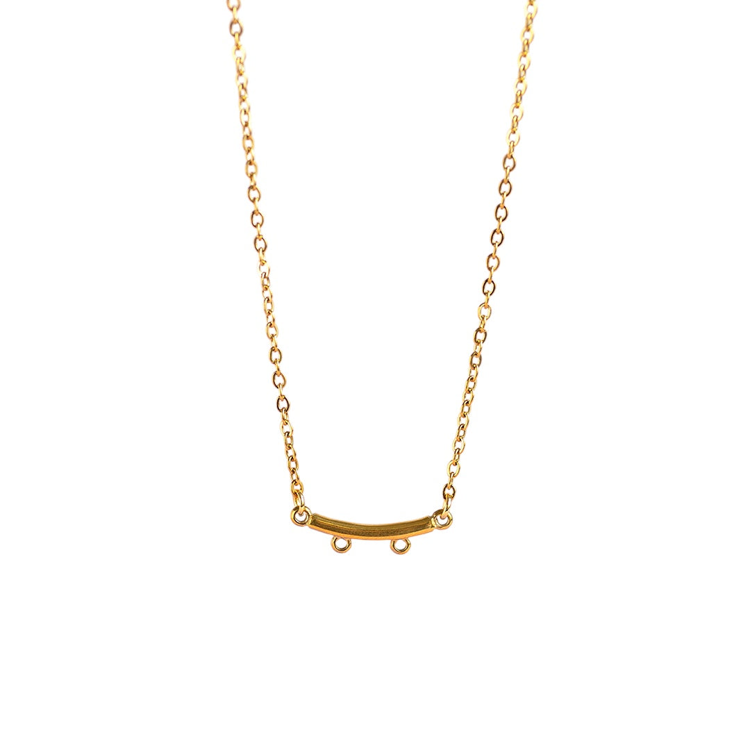 Two Charm Bar Base Necklace - CYO