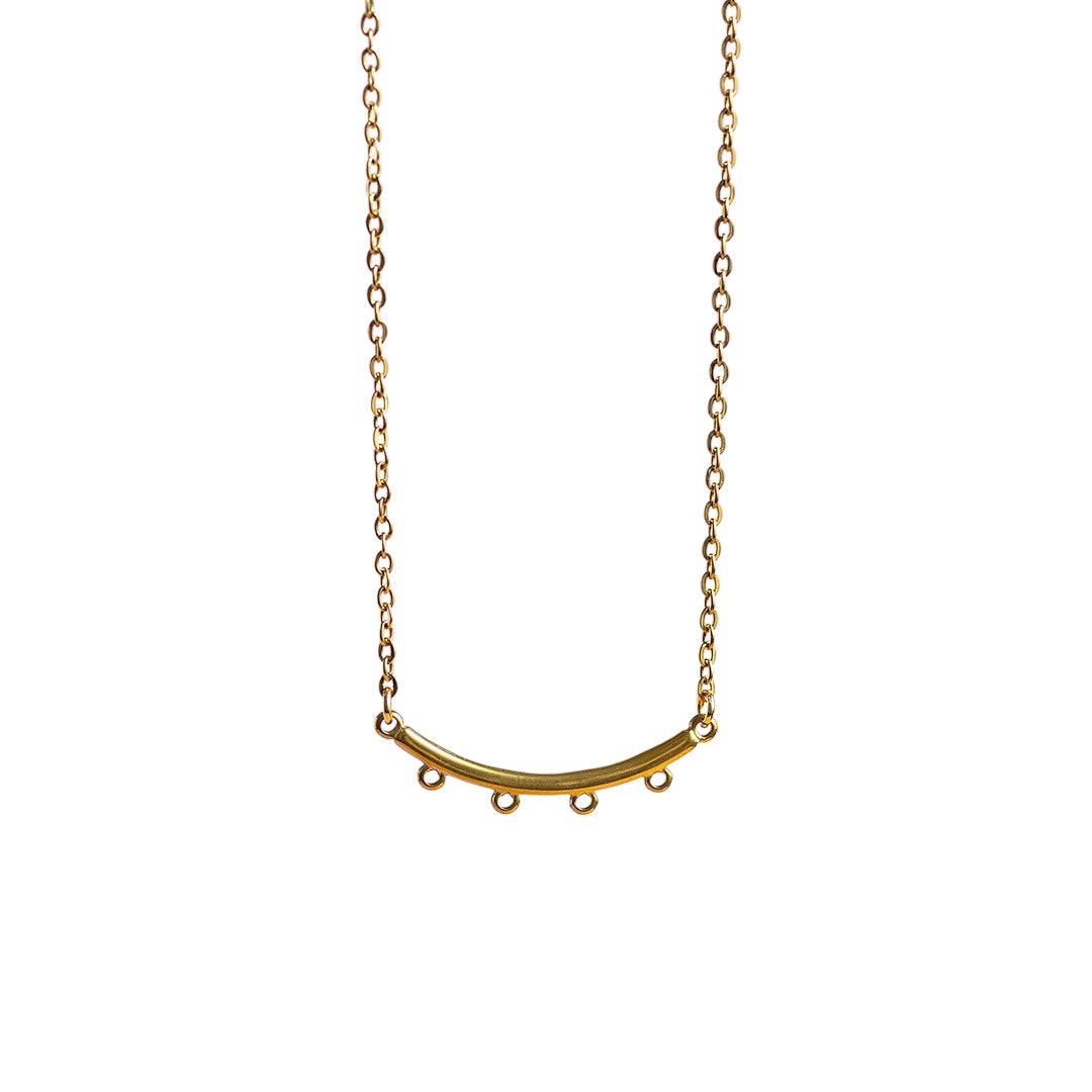 Four Charm Bar Base Necklace - CYO