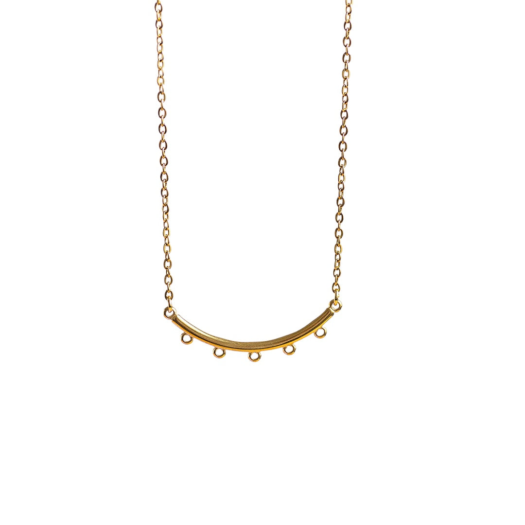 Five Charm Bar Base Necklace - CYO