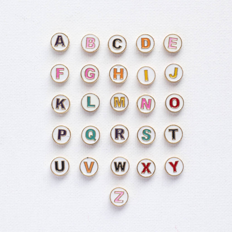 Image shows all initials A-Z