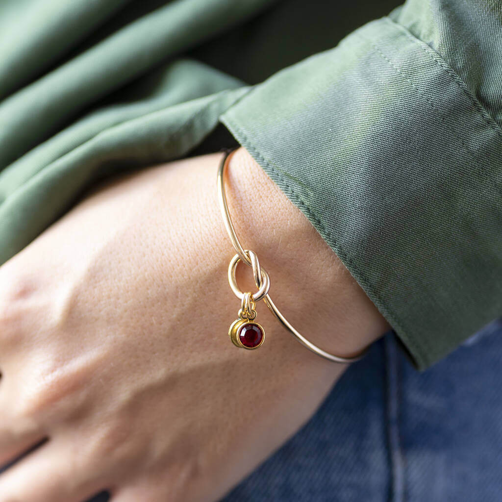 Friendship knot bangle store