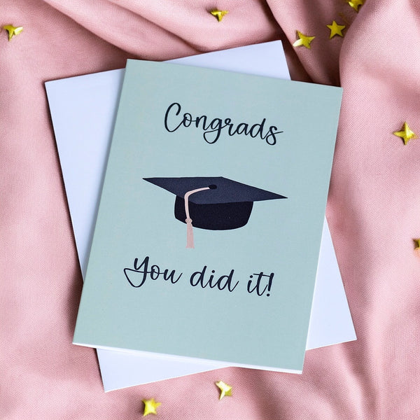 Graduation Card - Congrats You Did It JOY by Corrine Smith Graduation Card - Congrats You Did It JOY by Corrine Smith