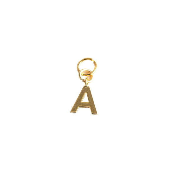 Plain Gold Plated Initial Charm - CYO