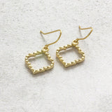 Image shows Moroccan Inspired Gold Earrings