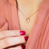 Rose Gold Zodiac Charm Necklace