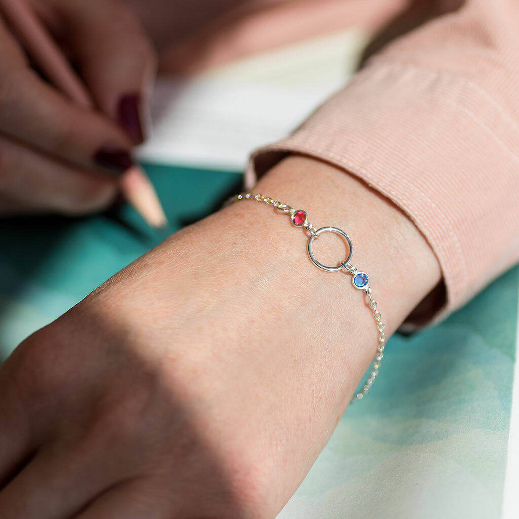Friends Eternity Birthstone Bracelet JOY by Corrine Smith