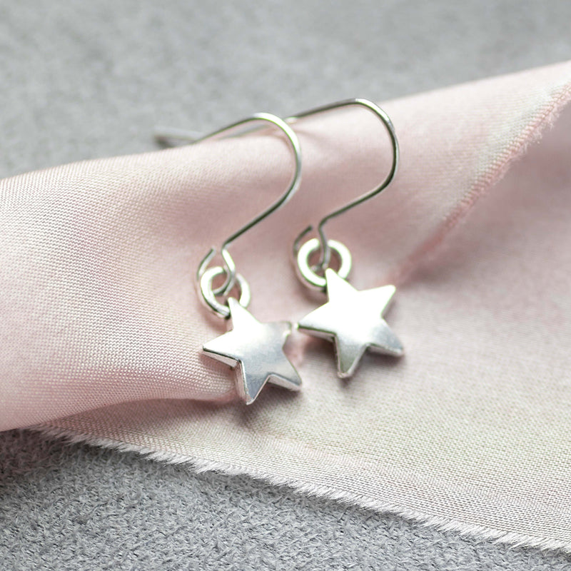 Image shows Silver Star Earrings