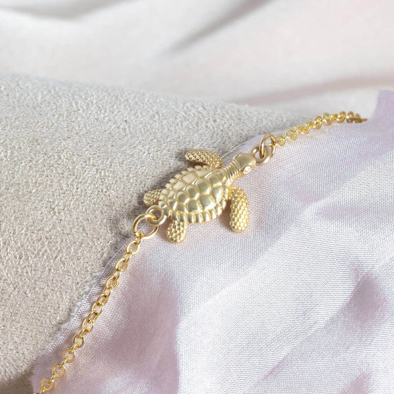 Image shows Slow and Steady Tortoise Bracelet