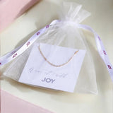 Capricorn Zodiac Charm Necklace Gold Plated - JOY by Corrine Smith