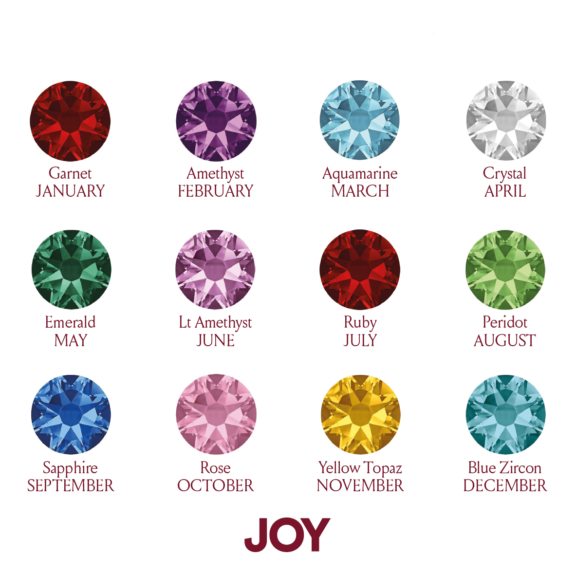 Chunky Friendship Birthstone Heart Bracelet - JOY by Corrine Smith
