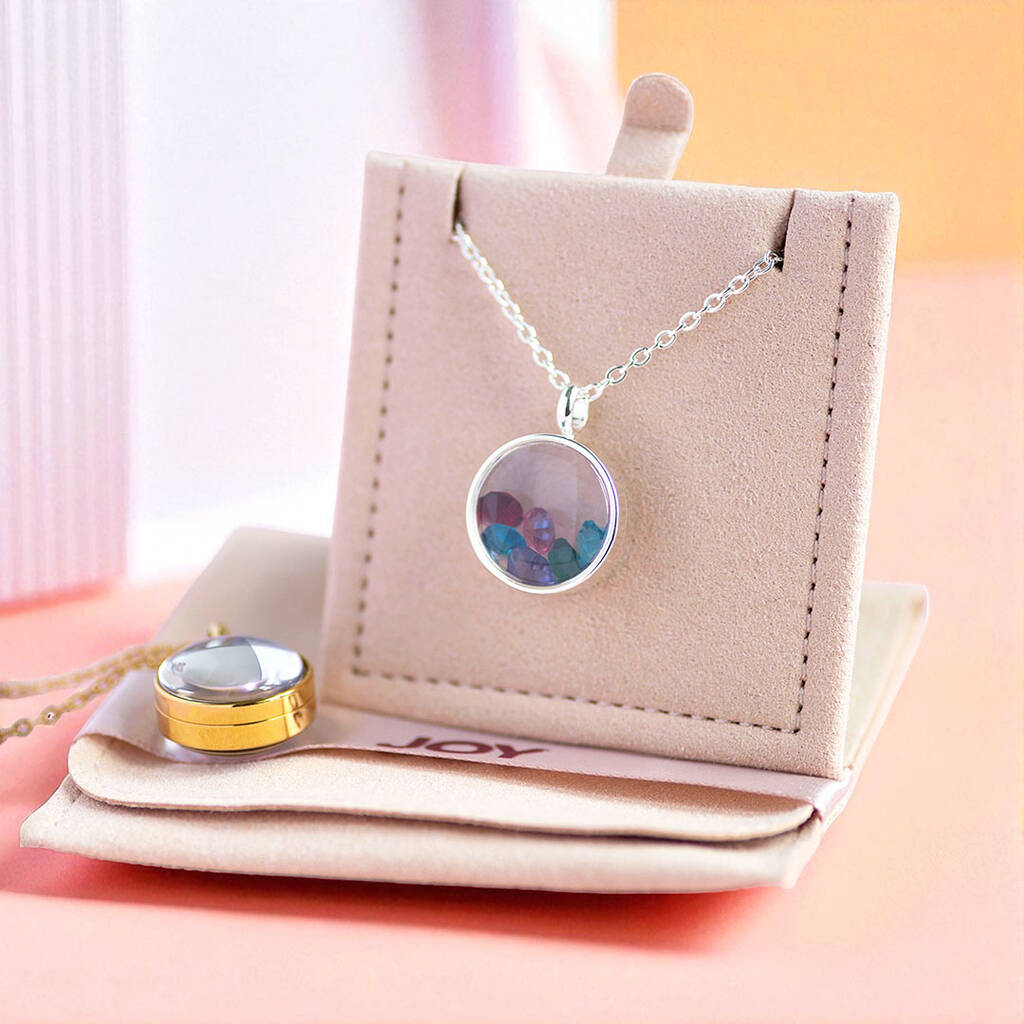 Create Your Own Family Birthstone Locket Necklace