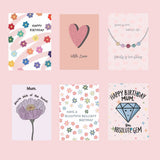 Choose from six hand designed greeting cards, perfect as an add-on to jewellery gifts for sending a personalised message to loved ones