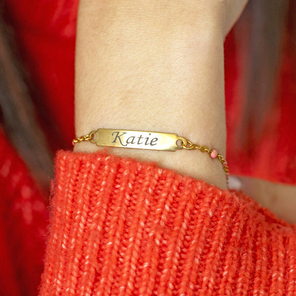 Personalised Beaded Name Bracelet