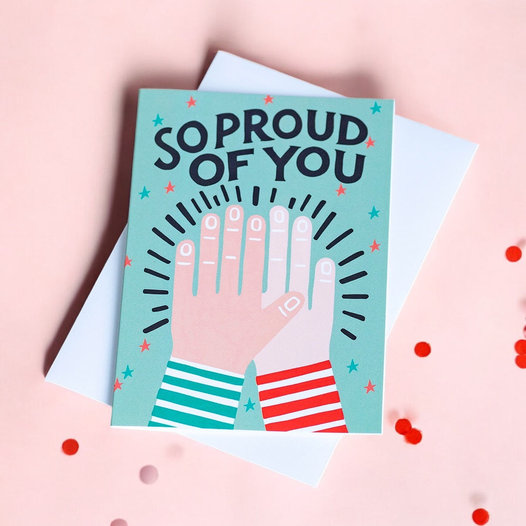 Proud Card So Proud of You Congratulations Card