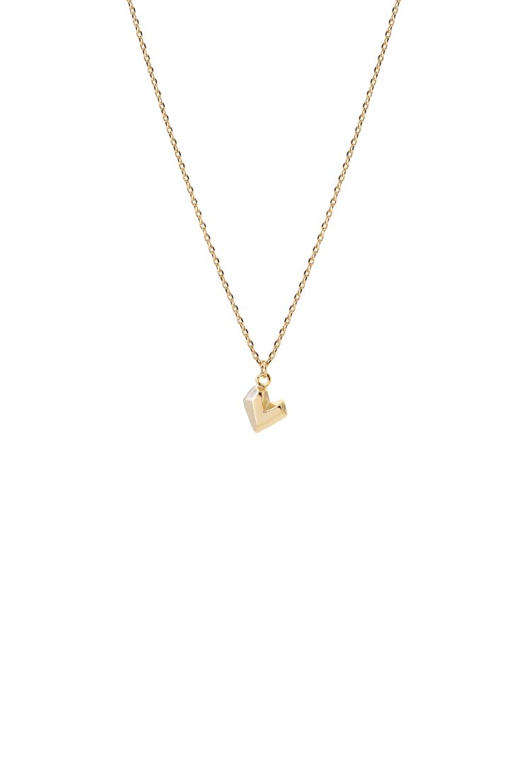 Tiny Heart Necklace Gold Plated