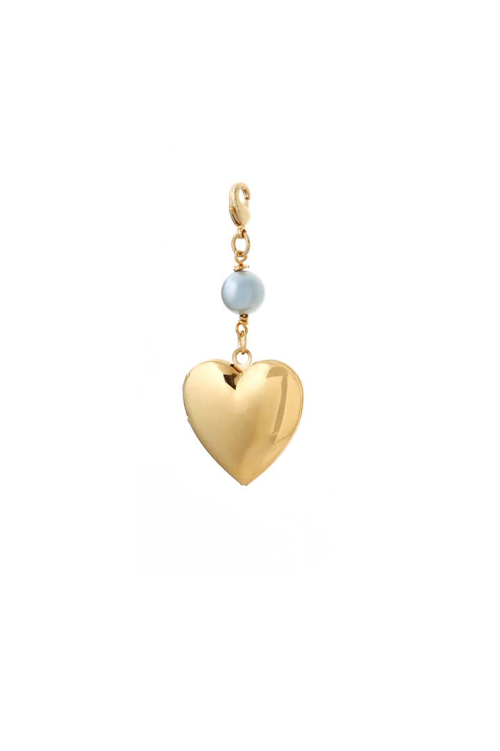Something Blue Gold Plated Heart Locket